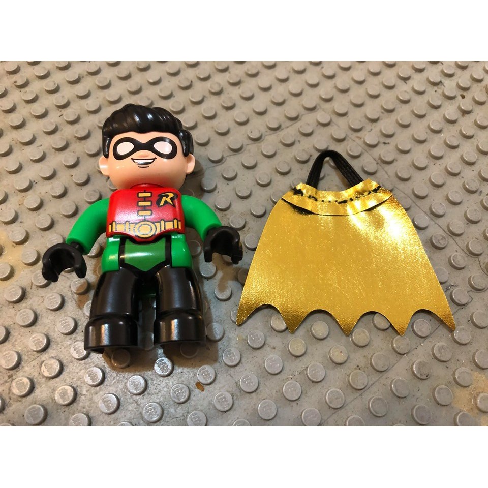 新款【點點小豆】lego 樂高 積木 DUPLO 得寶 蝙蝠俠 羅賓漢 人偶 一個 如圖！