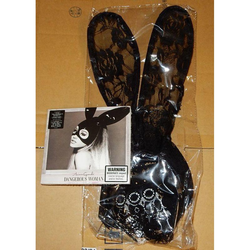 Ariana Grande 亞莉安娜 - Dangerous Woman 澳洲限量預購版CD+兔耳朵(全新未拆)
