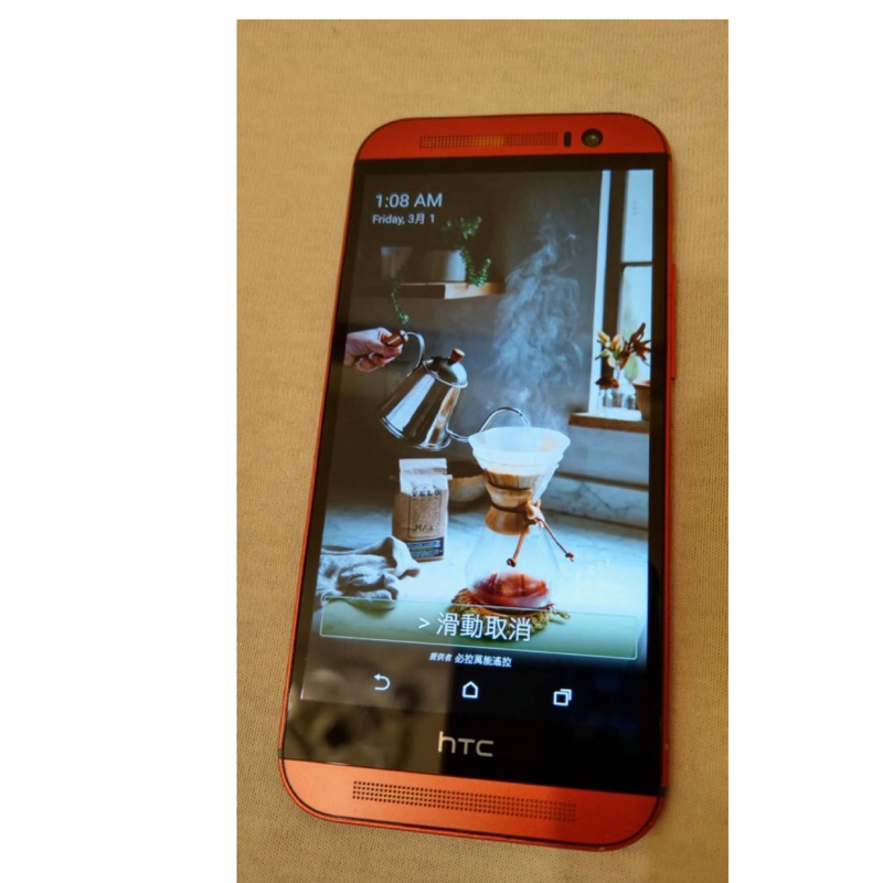M8 HTC 16G 紅色 良機 二手  送藍芽喇叭(BOOM BASS)重低音 僅適用M9型號之前手機 電池已有耗損