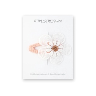 Little Marshmallow 髮夾 - Blossom-Pink