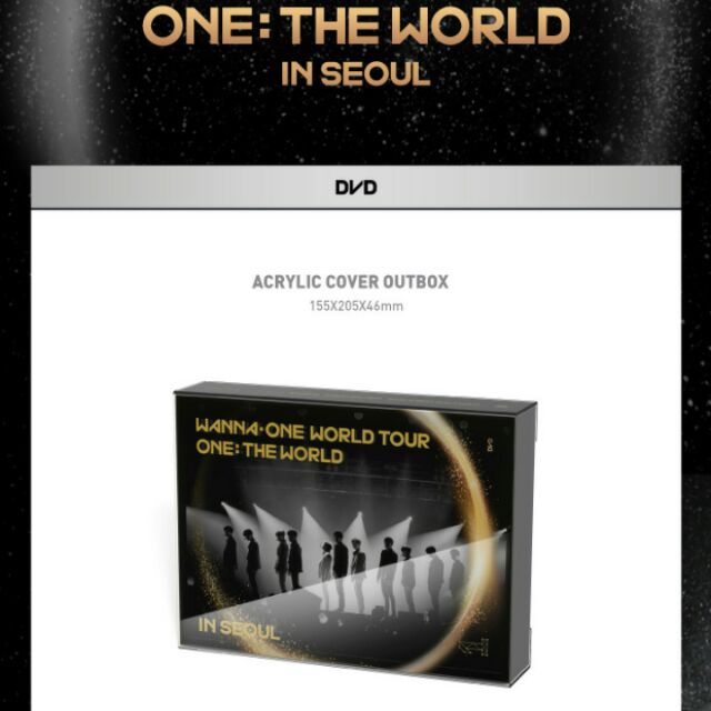 &lt;讓單🔥&gt;Wanna One首爾場DVD/ONE:THE WORLD in Seoul