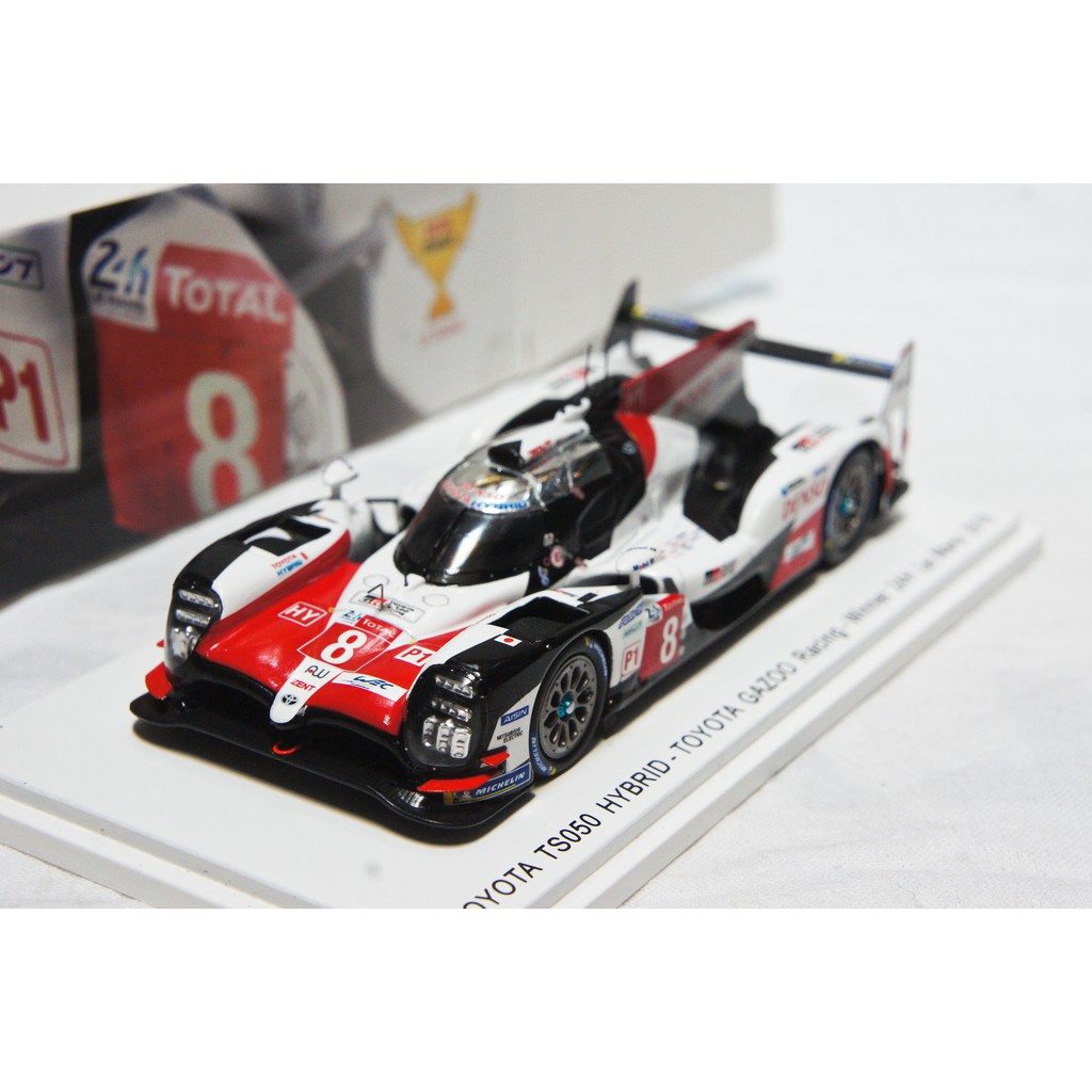 【現貨特價】1:43 Spark Toyota TS050 Hybrid LeMans 2018 冠軍 ※樹脂車※