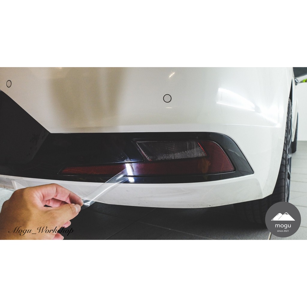 [膜谷包膜工作室]Hyundai Elantra 6.5代 後霧燈 (滿版 犀牛皮 燻黑保護膜 (一對 自體修復 改裝