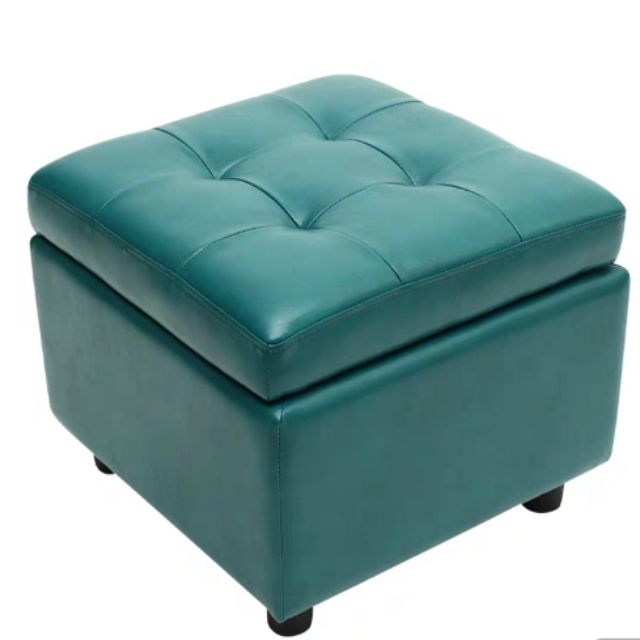 歐式實木椅凳（青綠色）