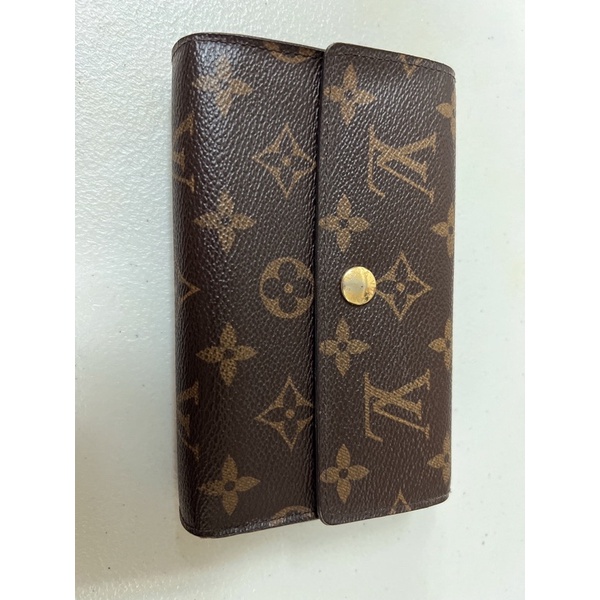 LV M60047 經典Monogram中夾（二手，免運）