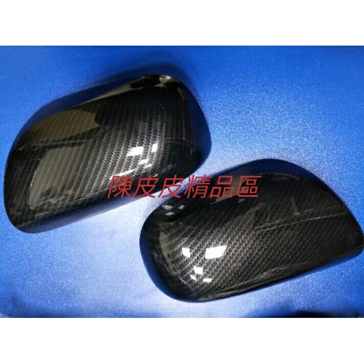 TOYOTA 豐田 YARIS 07-13 VIOS 12-13分有燈款 無燈款 直上後視鏡外蓋 卡夢水轉印CARBON