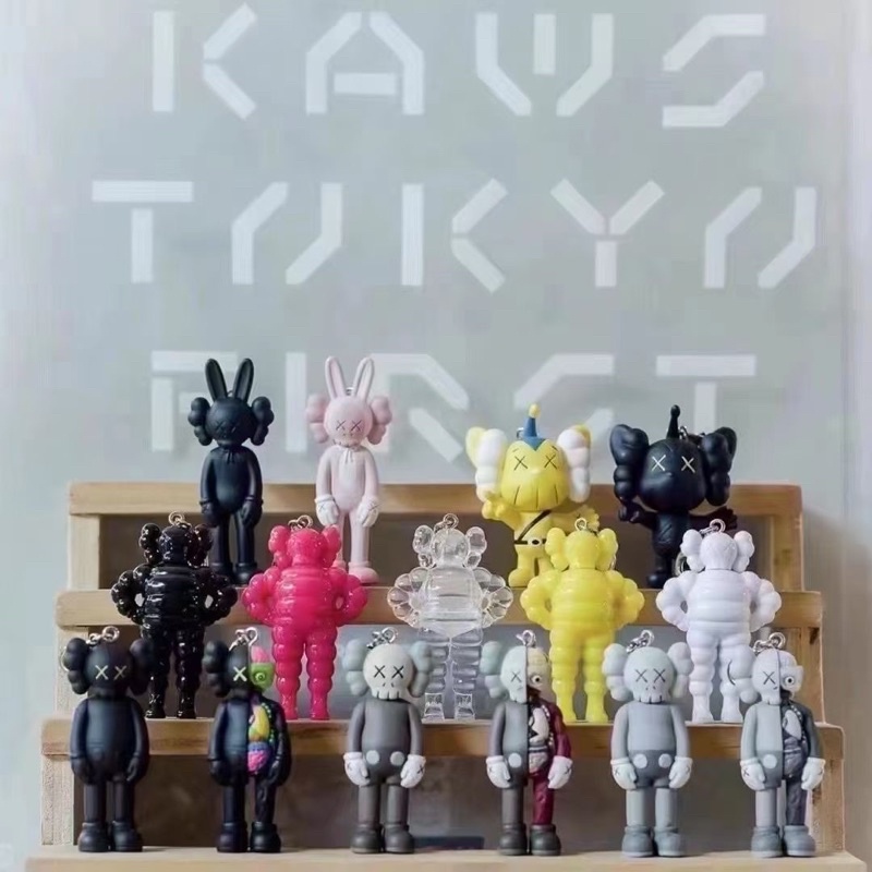 KAWS TOKYO FIRST鑰匙圈 鑰匙扣 半剖 米其林 兔子 小象 PINK JPP COMPANION