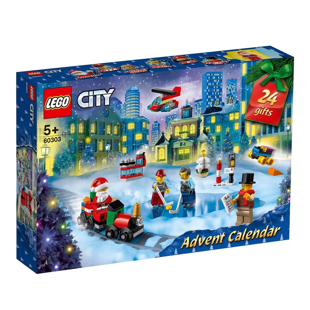 ★勝安玩具老爹★【LEGO樂高】City城市系列 - 60303 城市驚喜月曆 聖誕倒數曆 聖誕降臨曆 2021