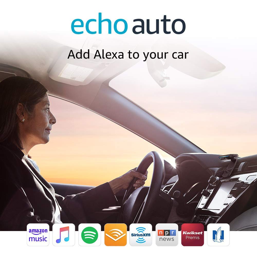 預購 Amazon Echo Auto車用alexa智能語音助理 蝦皮購物