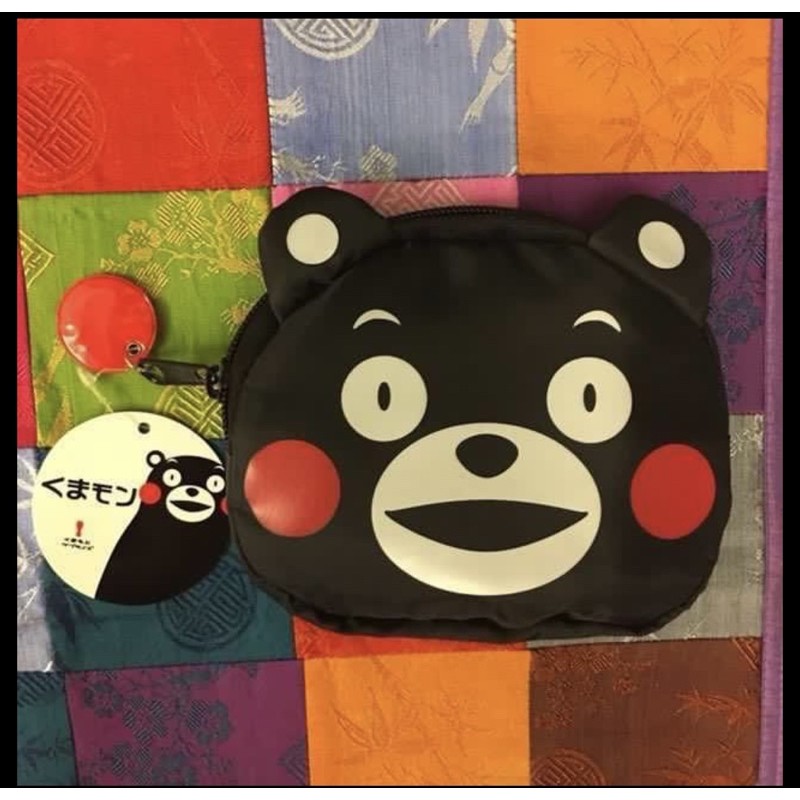 熊本熊環保購物袋~可折疊收納~(くまもん.萌熊.kumamon)