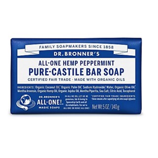 Dr.Bronner’s 布朗博士 洗卸合一保濕潔顏皂-薄荷 (140g)
