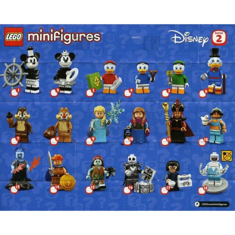 LEGO minifigures Disney series 2 (71024) 樂高人偶 迪士尼 2代 單售