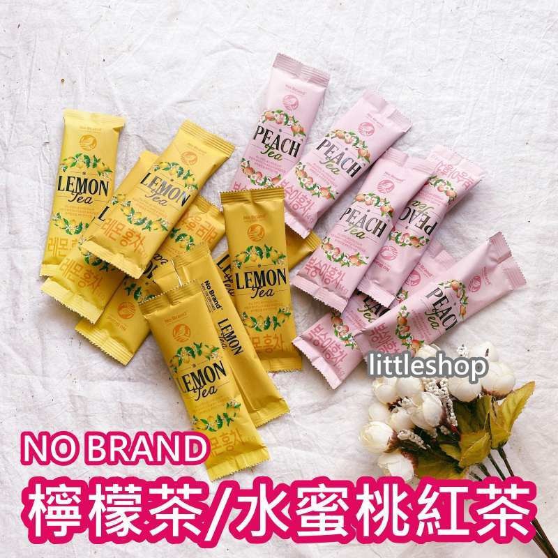 韓國 NO BRAND 檸檬紅茶 水蜜桃紅茶
