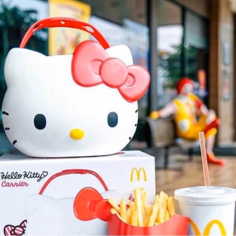 麥當勞 三麗鷗 Hello Kitty 美樂蒂 萬用置物籃