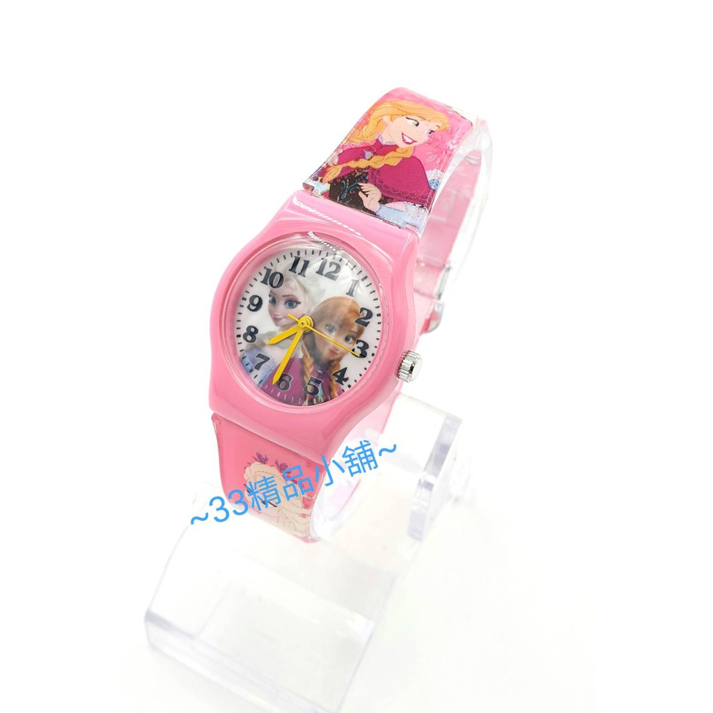~33精品小舖~台灣製造 DISNEY 授權 迪士尼 可愛 冰雪奇緣 愛紗 學生錶 卡通錶 女童 時尚 石英 兒童錶