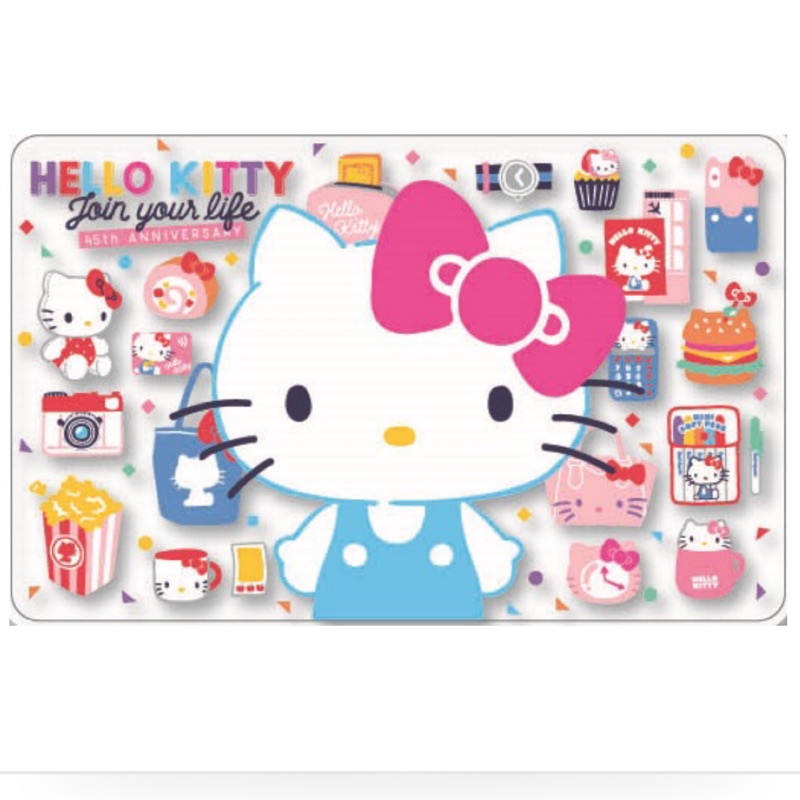 HELLO KITTY 45TH紀念悠遊卡-懷舊小物