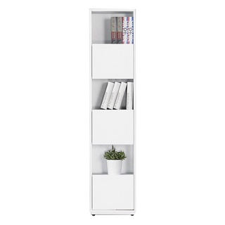 【H&D東稻家居】1.35尺白色三單門書櫃(TJF-03031)