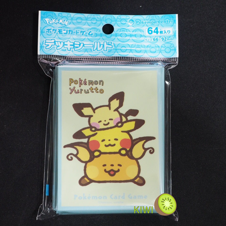 KIWI 🥝 PTCG 斷貨 日版 卡娜赫拉 皮卡丘 Pokémon Yurutto 寶可夢中心限定 寶可夢卡套 現貨