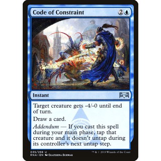 MTG 魔法風雲會 效忠拉尼卡 #35 [閃U] 拘捕守則 Code of Constraint