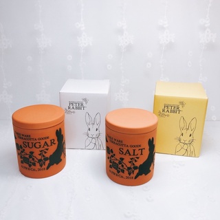 彼得兔 Peter Rabbit 日本製 陶器材質 調味料收納 310ml 糖罐 鹽罐