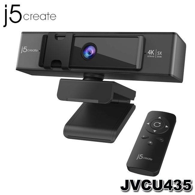 【3CTOWN】含稅附發票 j5 create JVCU435 4K高畫質數位變焦 視訊會議直播攝影機