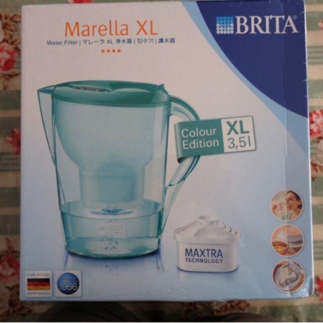 德國BRITA Marella XL濾水器3.5L內含1個濾芯