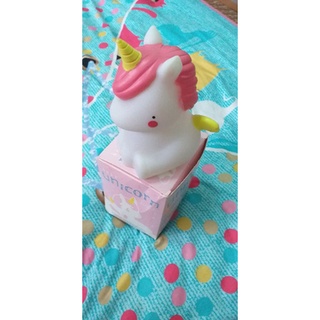 高雄商品*粉紅獨角獸夜燈/USB LED隨身燈(藍) *卡哇伊