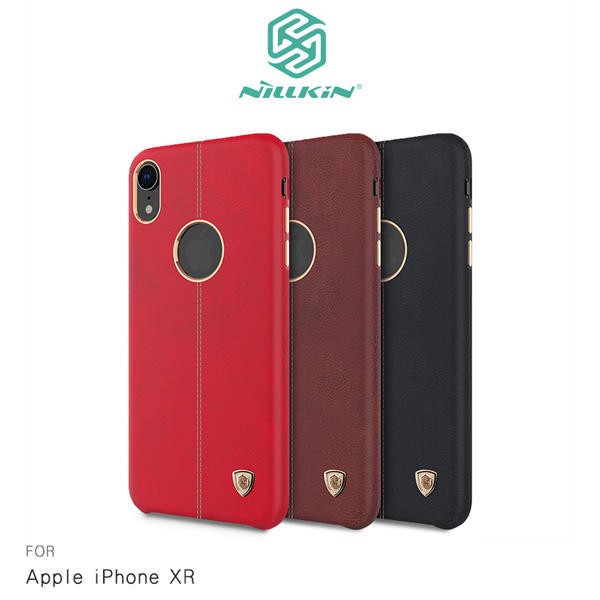 --庫米--NILLKIN Apple iPhone XR 英士保護殼 保護套 背蓋 皮革 耐磨 手機殼