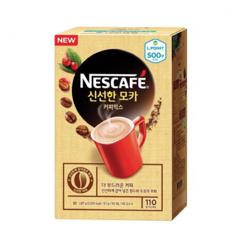 《大份量》韓國原裝Nescafe 新鮮摩卡三合一咖啡