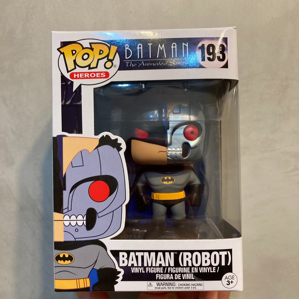 美版 FUNKO POP 193 DC 蝙蝠俠 BATMAN ROBOT 機器人特別版 動畫版生化人 現貨 可面交