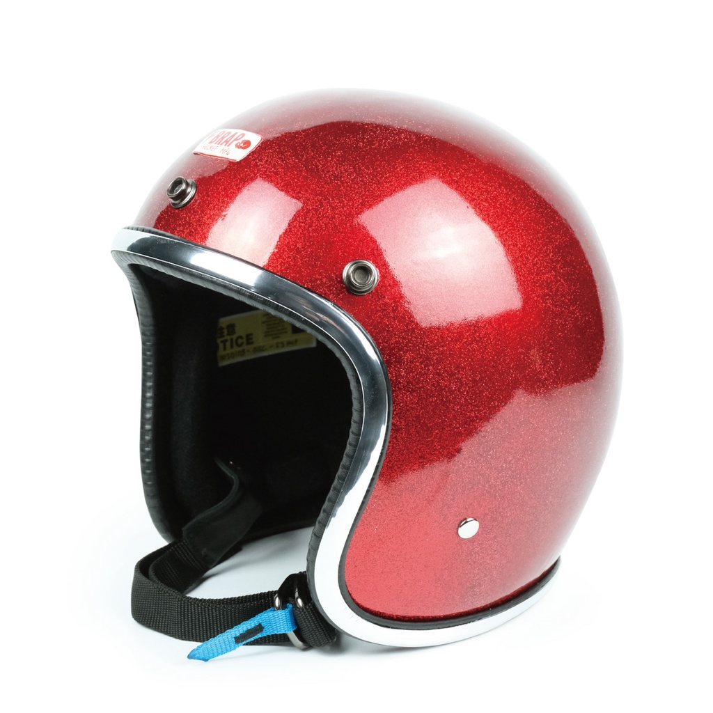 【Knockout】Brap Helmet 小帽體 復古 安全帽 玻璃纖維 烤漆 金蔥 訂製 500tx