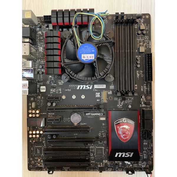 主機板MSI H97 Gaming 3+ CPU Intel i5-4460