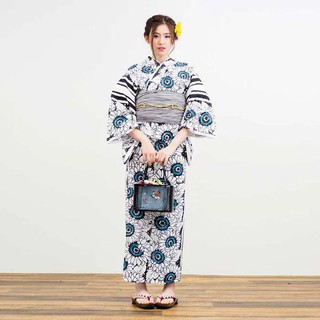 日本傳統和服新款正裝和服浴衣女花火大會旅游和服全棉面料cos 蝦皮購物