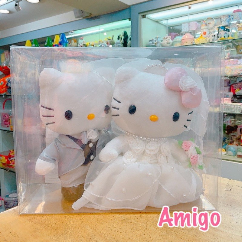日本 三麗鷗 kitty 丹尼爾 西裝 婚紗 娃娃 玩偶 公仔 結婚娃娃 婚禮娃娃 娃娃禮盒 結婚禮物 新婚禮物
