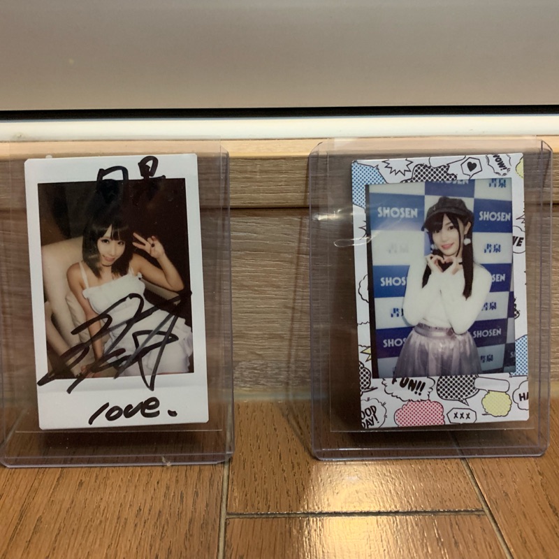 Tre成人展女優高橋聖子及彩美旬果簽名拍立得 可交流三上或橋本 蝦皮購物