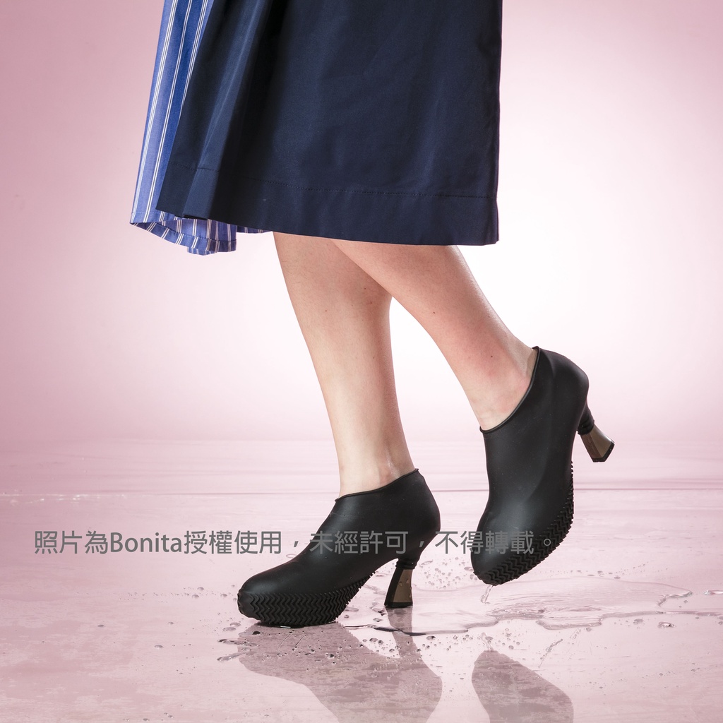 【BONITA】高跟鞋矽膠雨鞋套668-9002/適合走路使用，不適合騎車