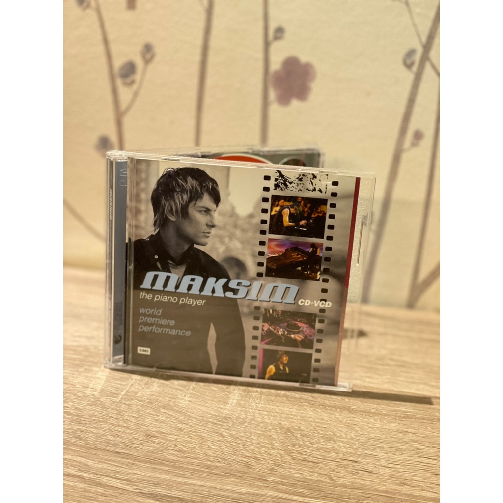 Maksim邁可森 2003 the piano player鋼琴玩家  珍藏正版二手 CD+VCD 2片裝 歐版