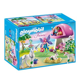 全新Playmobil 摩比9823 小精靈與獨角獸馬車精靈仙子翅膀花朵兔子小朋友獨角獸花朵帽馬車| 蝦皮購物