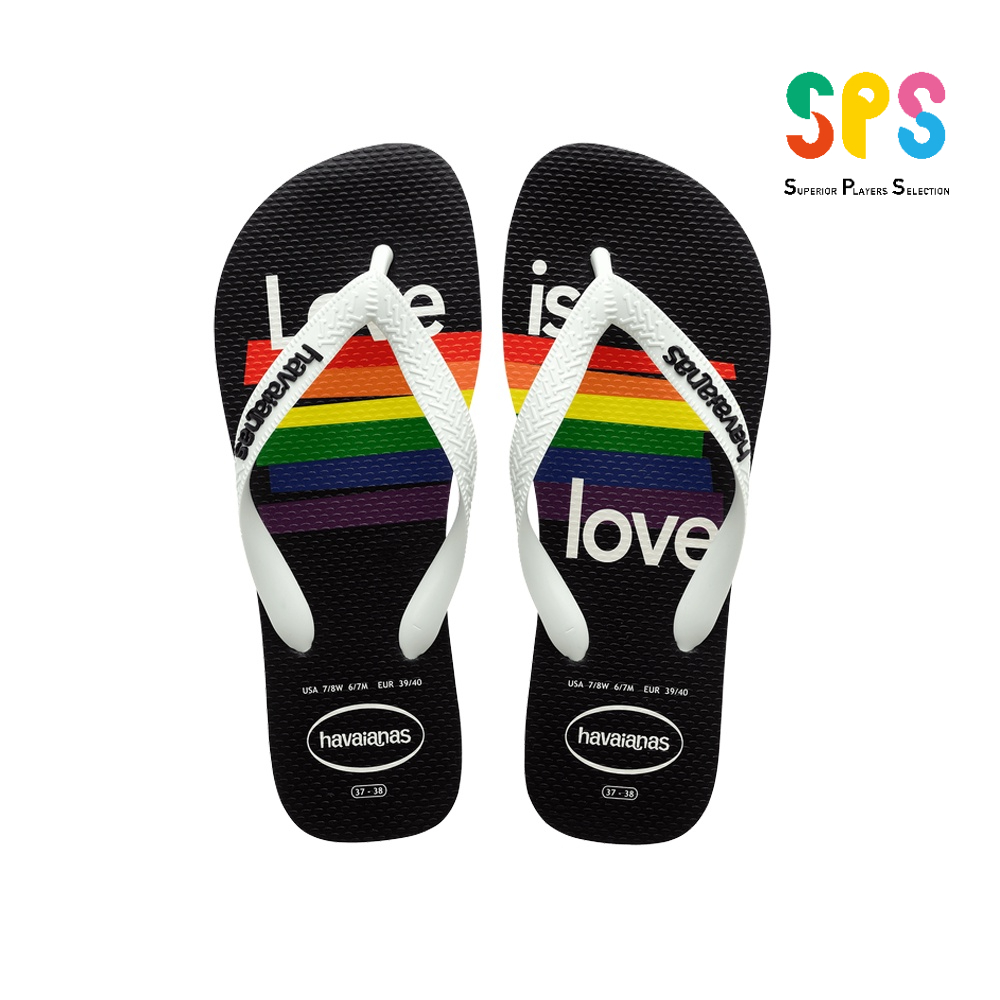 HAVAIANAS 哈瓦仕 TOP PRIDE 平權系列 中性款 HF2N6673BW