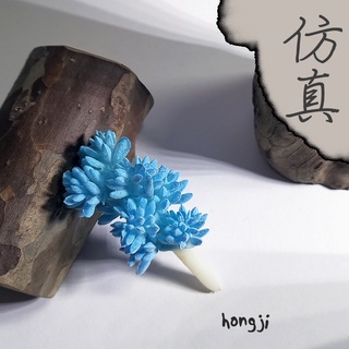 多肉 模擬多肉 微景觀 P29 假多肉植物 辦公室小物 療癒紓壓生日禮物拍照道具居家裝飾咖啡屋商店擺飾迷你木頭底座盆栽