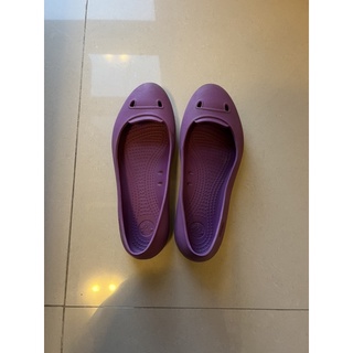 CROCS 卡駱馳 （女鞋）紫色平底鞋/休閒鞋 W6(22.9cm)