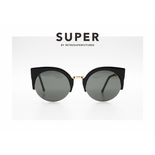 SUPER SUNGLASSES - LUCIA FRANCIS BLACK GOLD