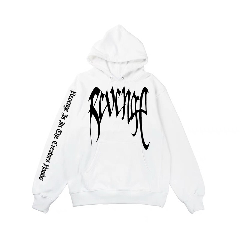revenge white hoodie