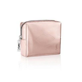 全新 Ysl粉紅純情化妝包 收納包 萬用包 手拿包
