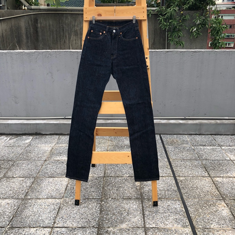 W27 美國製 501 未下水 501XX 極深 原色 二手Levi’s 二手牛仔褲 levis 極新 重磅 高磅 深色