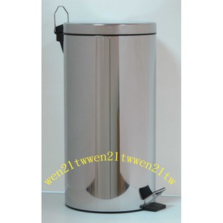 MIT 臺灣製造 30公升不銹鋼垃圾桶~不鏽鋼垃圾桶30L~~廚餘桶~回收桶&大型垃圾桶~大容量垃圾桶&限量特價890元