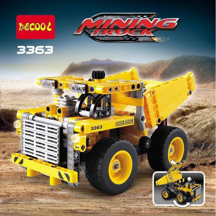 DeCool積木 正品 得高 3363 礦用卡車 2合1 (相容 LEGO 42035 )