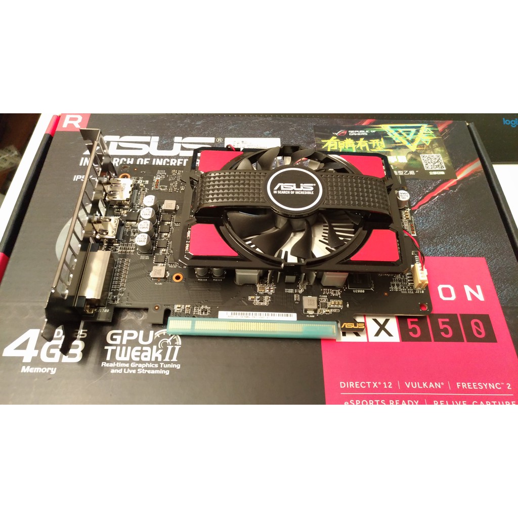 ASUS 華碩 Radeon RX550 4GB GDDR5 顯示卡