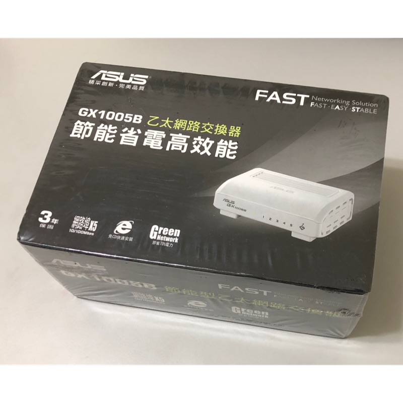 ASUS 華碩 5埠 10/100 Mbps 乙太網路交換器 (Switch Hub) (非無線分享器)
