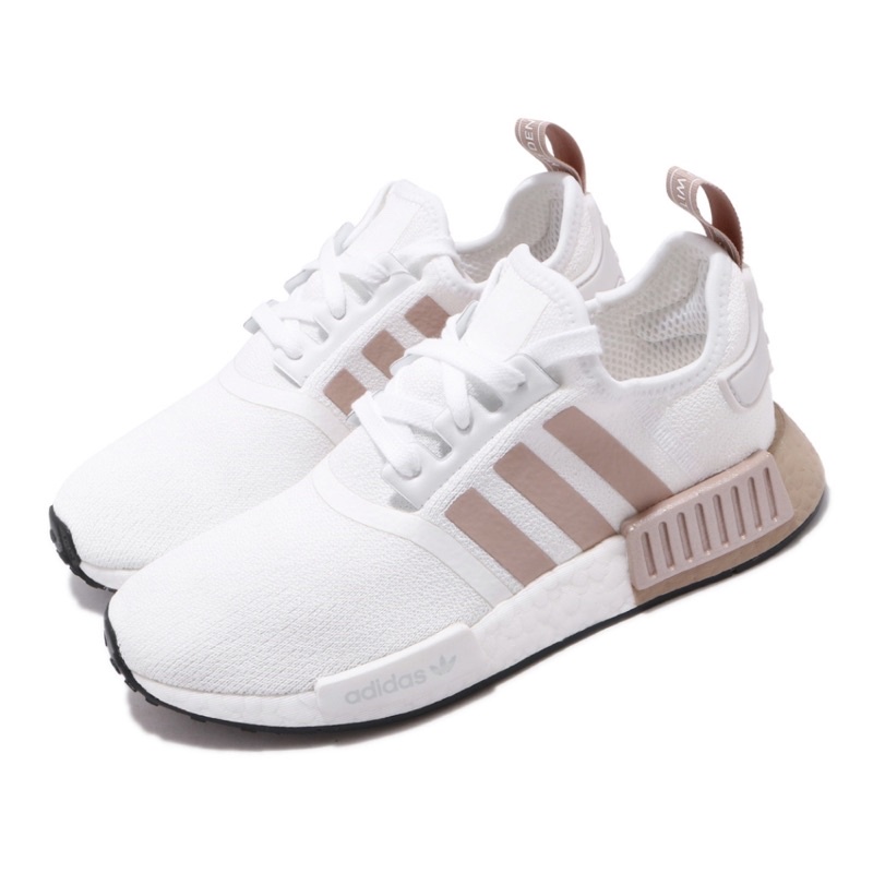 AdidaOriginals NMD R1 白色 奶茶色 櫻花粉 粉色 FV2475